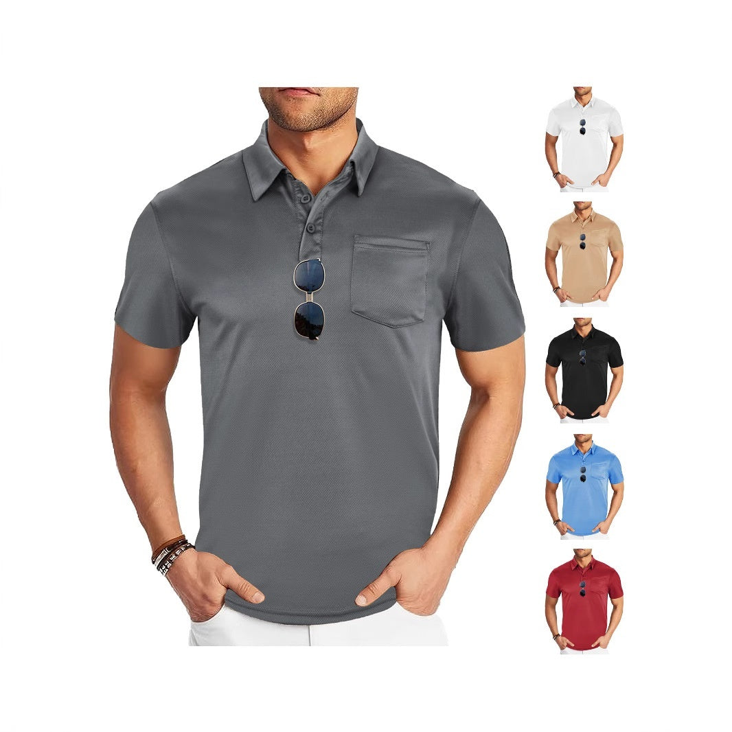 Men's Sporty Casual Breathable Color Shirt