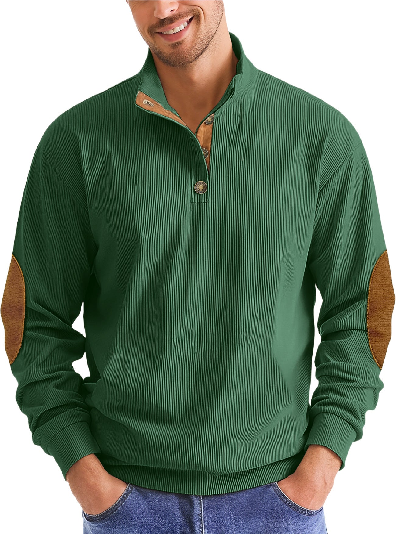 Autumn And Winter Outdoor Casual Stand-up Collar Long-sleeved Pullover Men's New Style